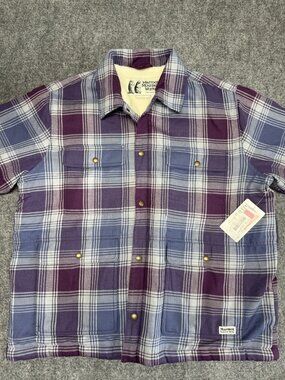 Marmot Mountain Works Ridgefield Sherpa Flannel Shirt Jacket NWT Plaid Men XL UC
